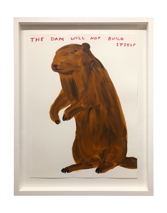 ‘Build the dam’- David Shrigley